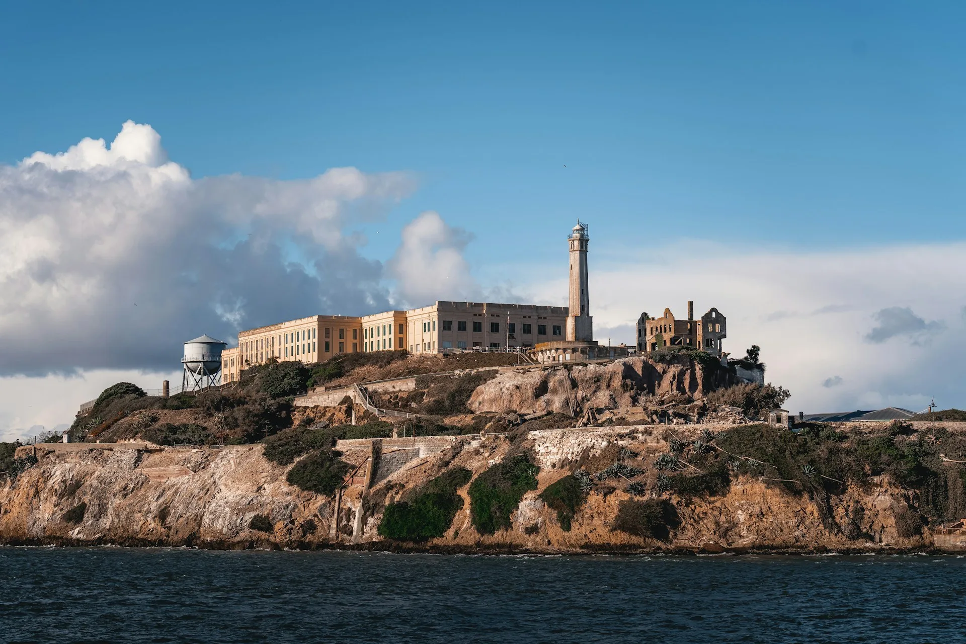 Alcatraz Island in San Francisco vanaf het water
