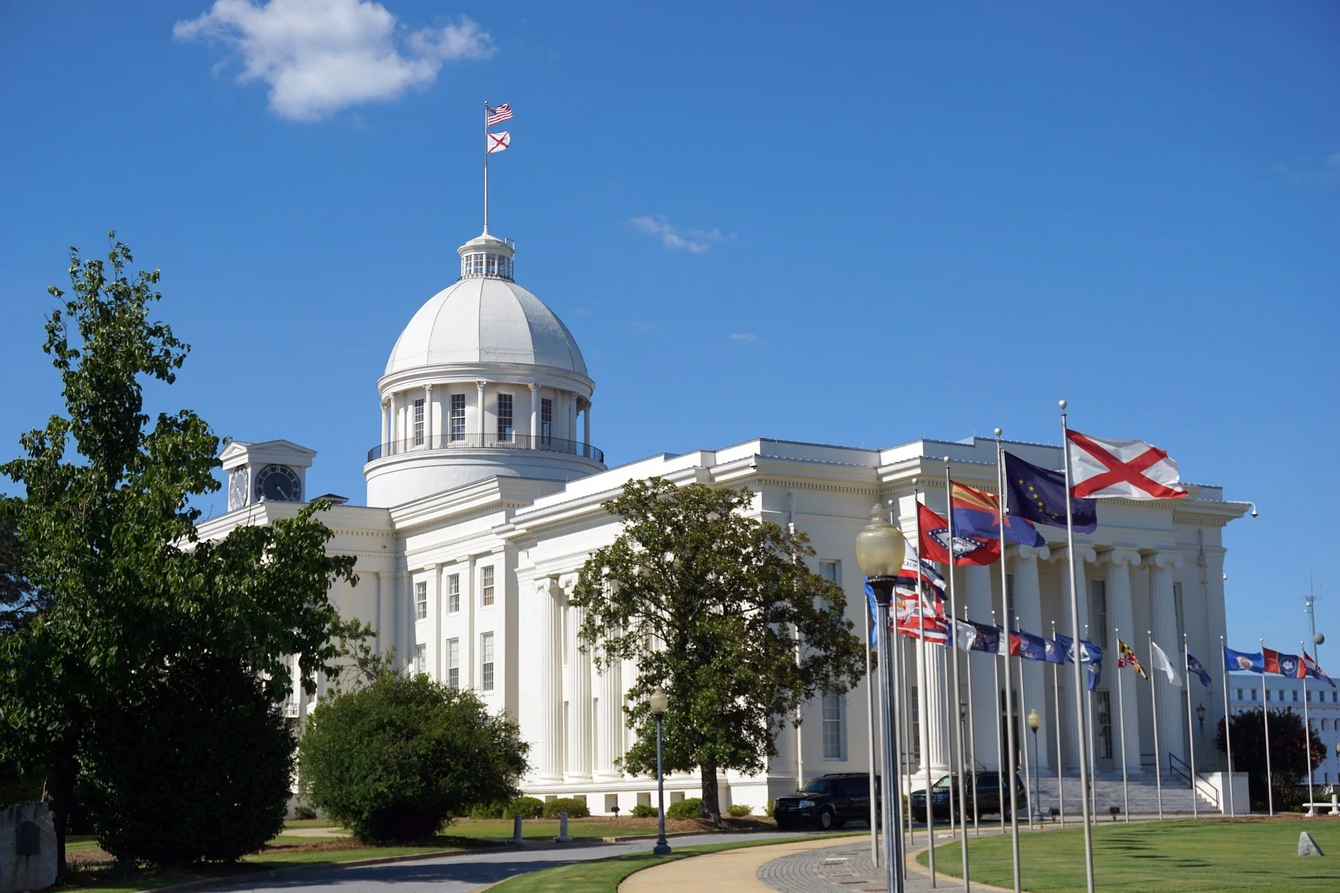 Het Alabama State Capitol in Montgomery