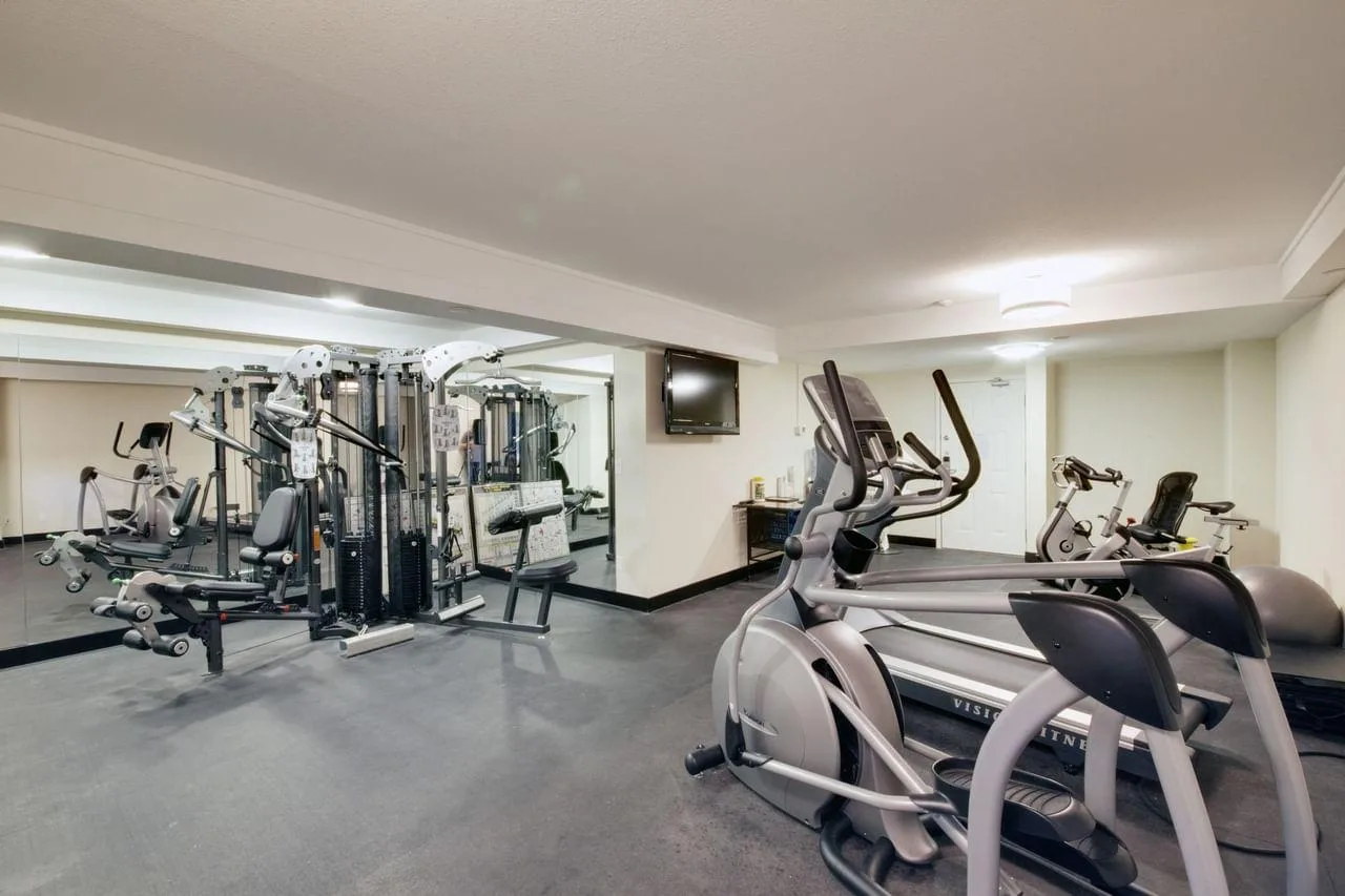 Fitnessruimte in het Hotel Coast Kamploops