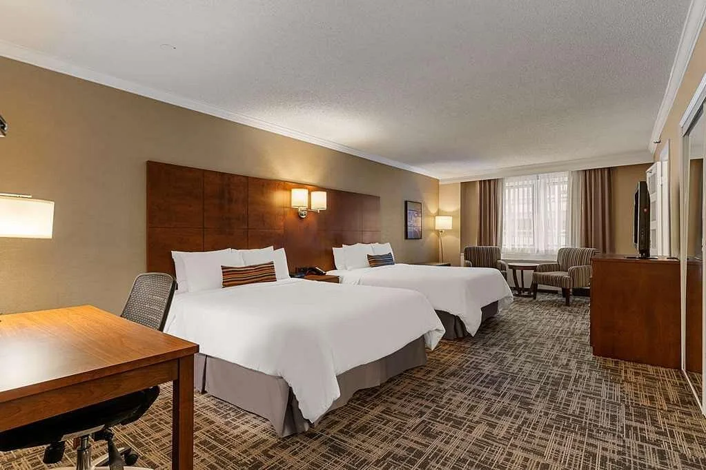 Standaardkamer met twee aparte bedden in het Hotel Best Western Ville Marie Montreal