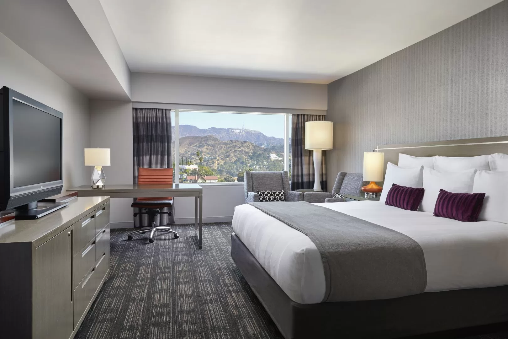 Standaardkamer in het Hotel Loews Hollywood LA