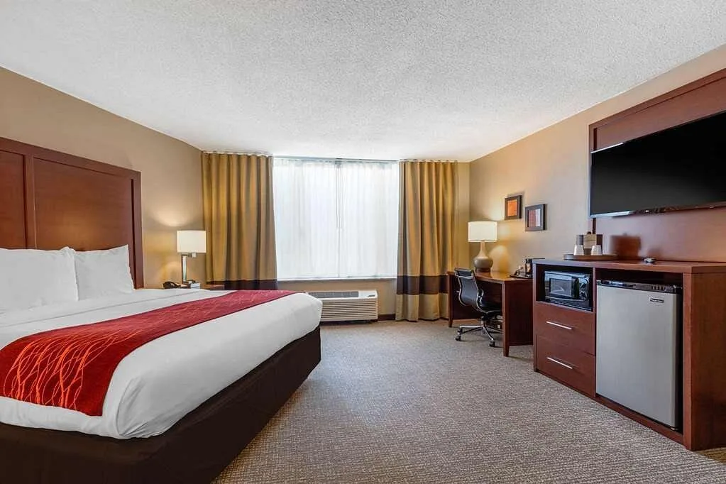 Een standaardkamer in het Comfort Inn Memphis Downtown