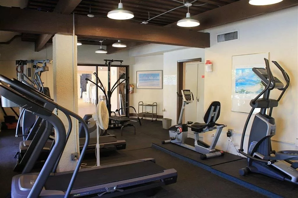 Fitnessruimte in het Hotel Kamaole Sands Kihei