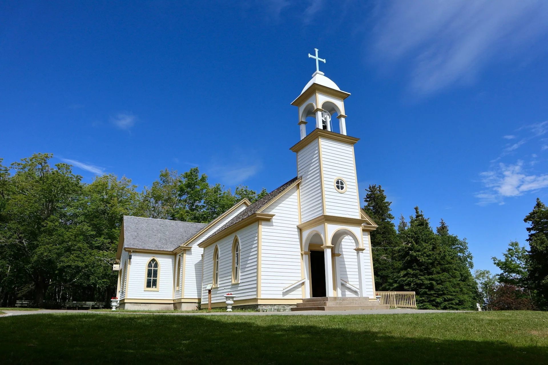 De bedevaartsplek “Sainte-Anne-du-Bocage” in New Brunswick