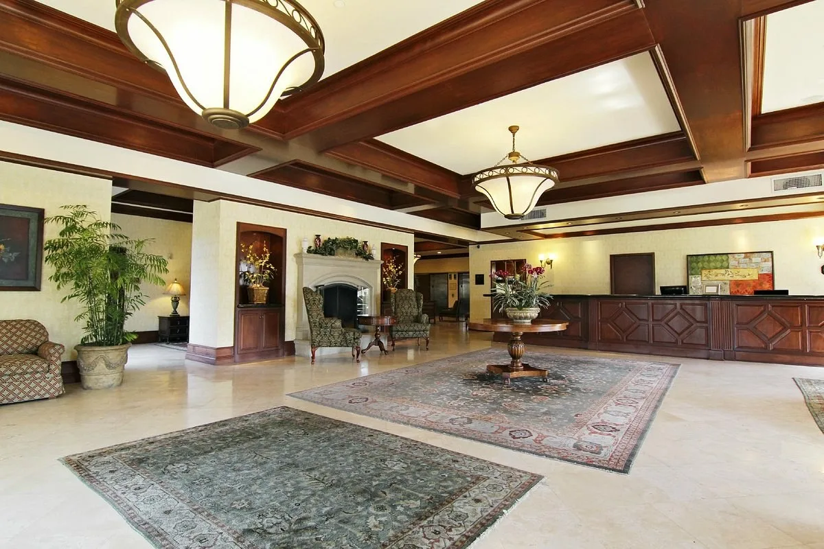 Lobby van het Bay Landing Hotel Burlingame