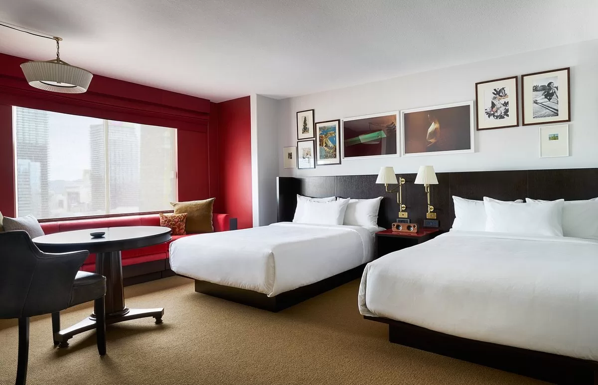 Standaardkamer met twee aparte bedden in het Hotel Park MGM Las Vegas