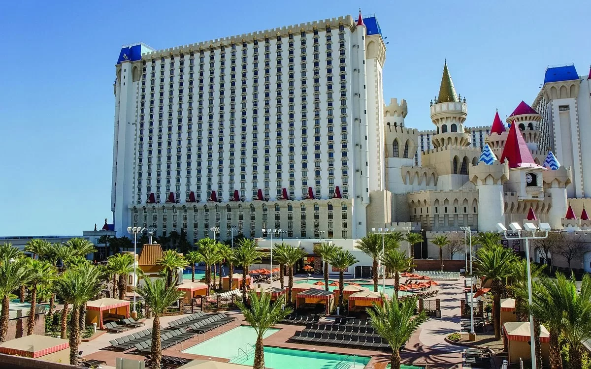 Exterior van het Excalibur Las Vegas