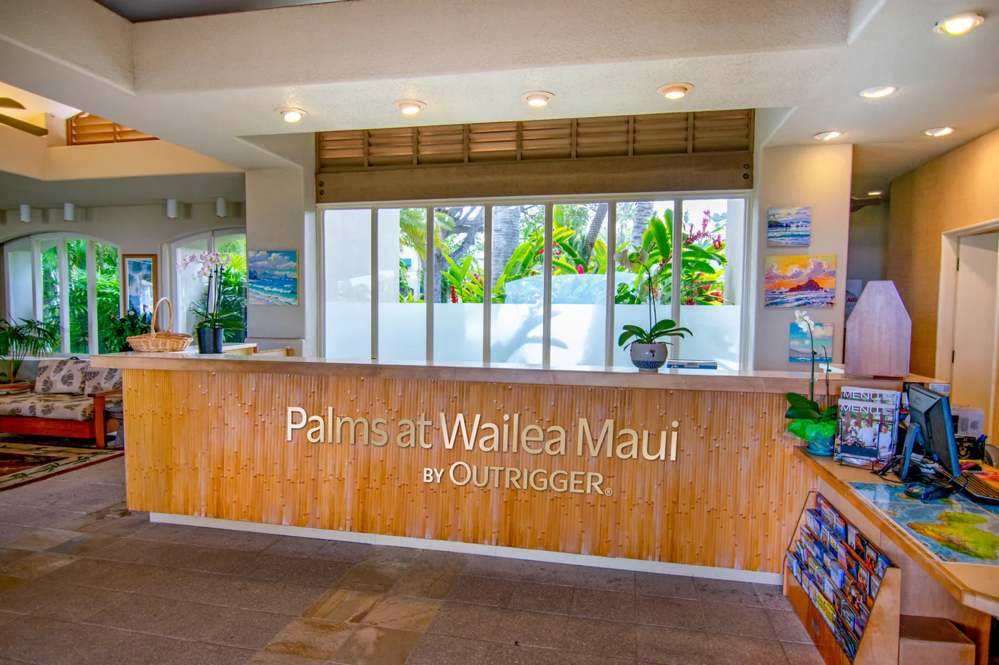 Lobby van het Hotel Palms at Wailea Maui