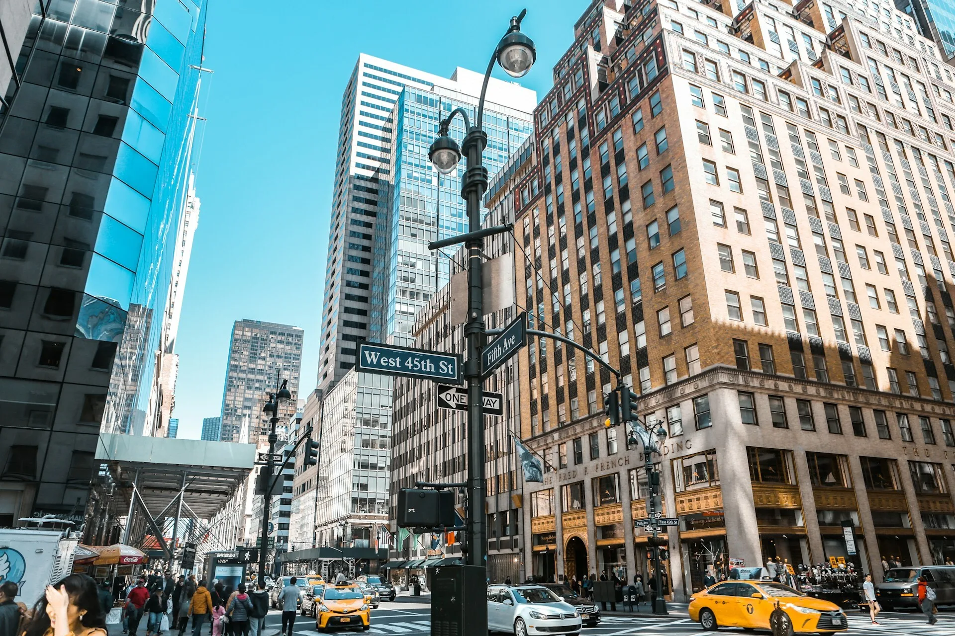 Het Fred F. French Building aan Fifth Avenue in Manhattan New York