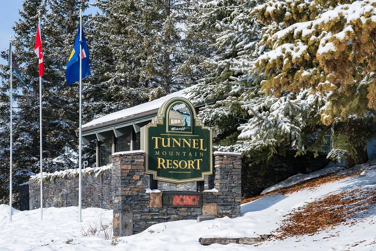 Exterior van het Hotel Tunnel Mountain Resort Banff