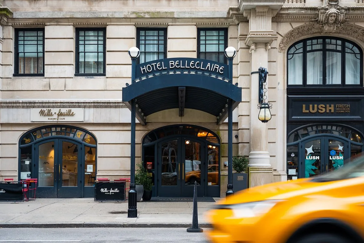 Exterior van het Hotel belleclaire nyc