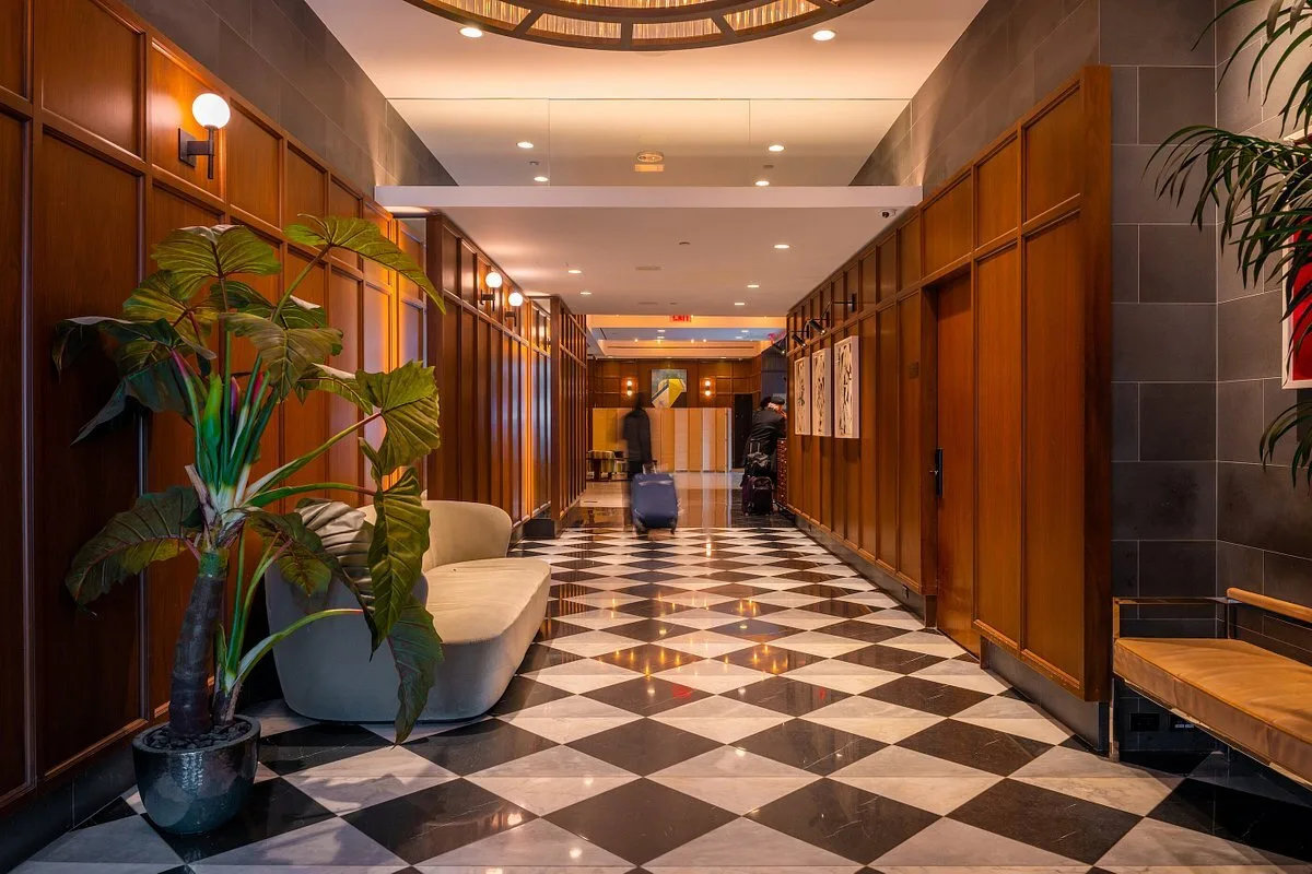 Lobby van het Hotel Belleclaire nyc