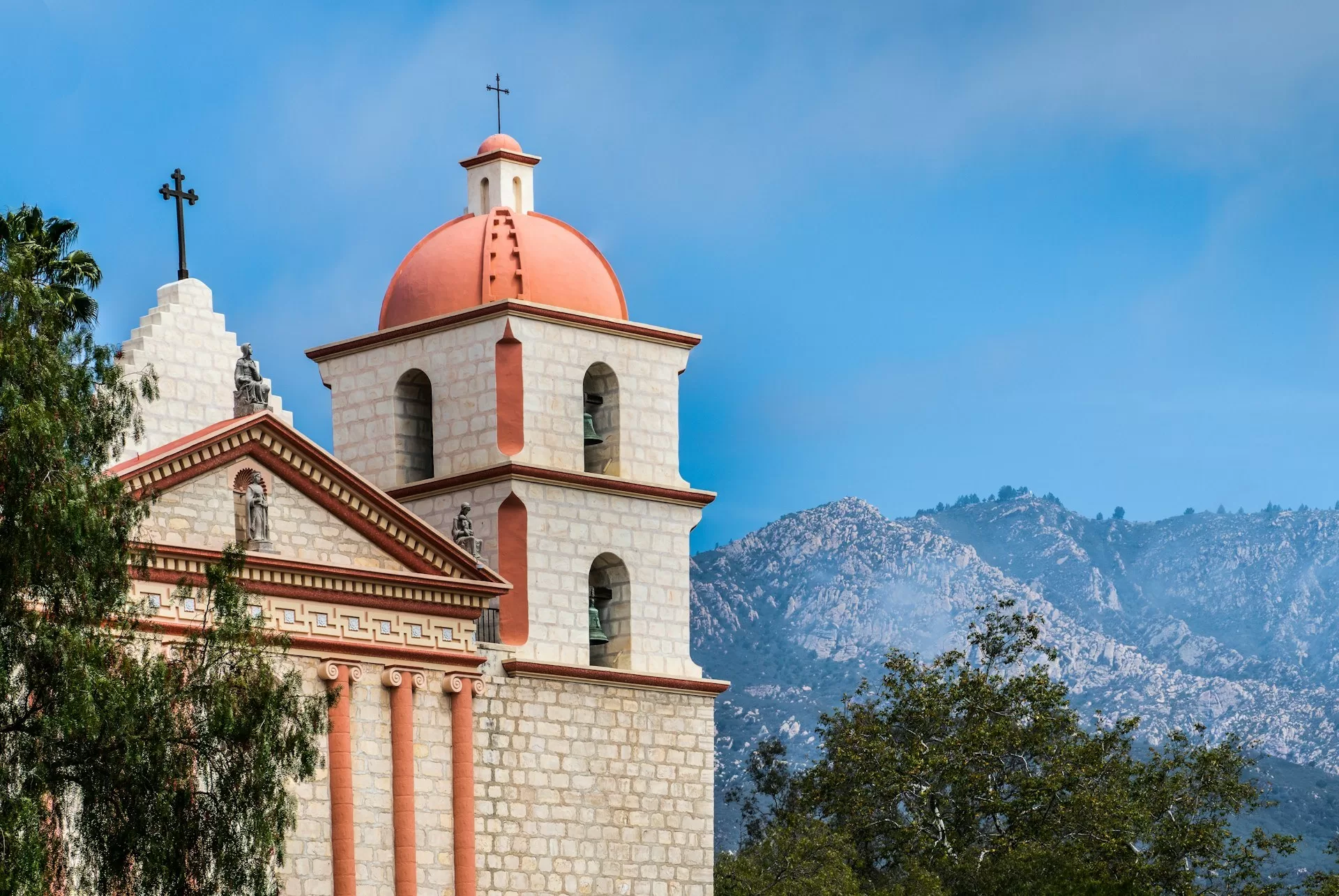 Old Mission kerk in Santa Barbara