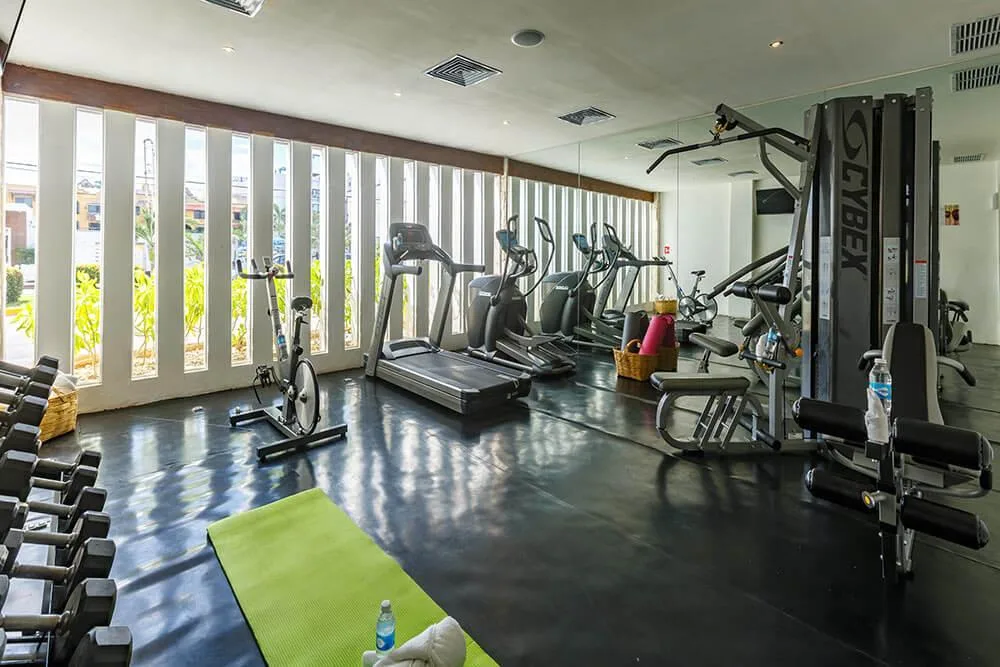 Fitnessruimte in het Hotel HM Playa del Carmen