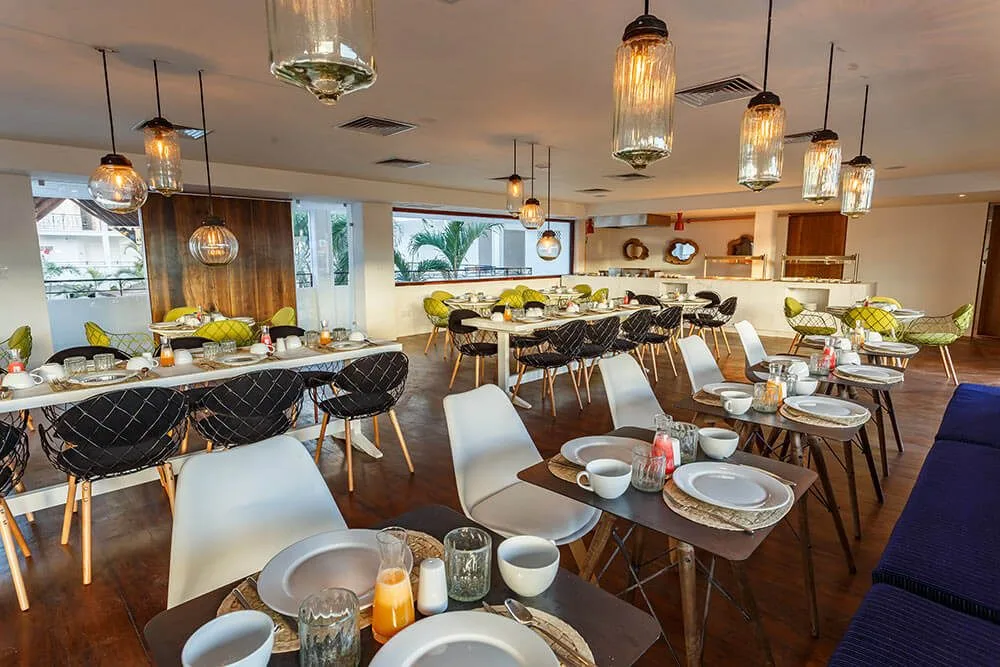 Restaurant/ontbijtzaal in het Hotel HM Playa del Carmen