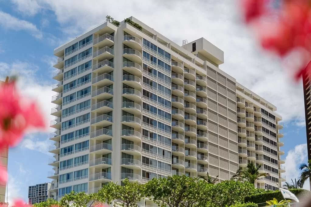 Exterior van het Hotel Hilton Vacation Club The Modern Honolulu