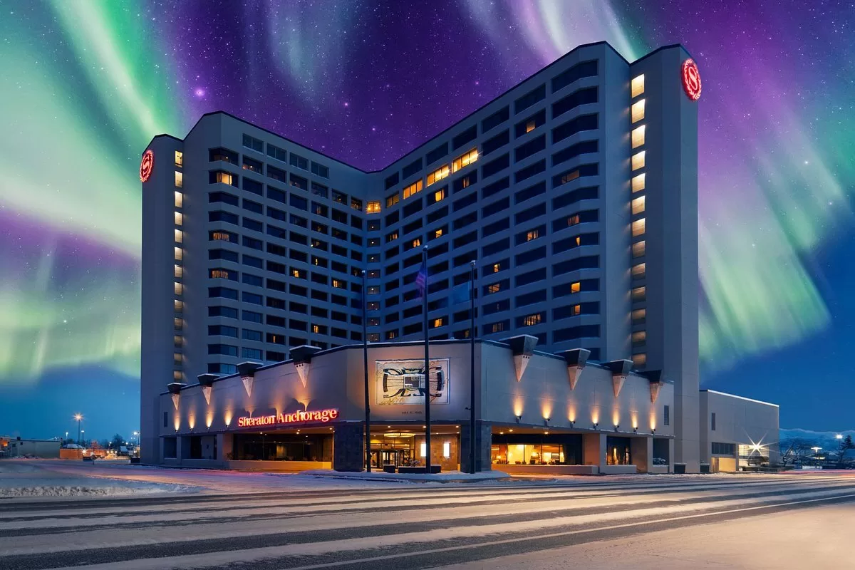 Exterior van het Hotel Sheraton Anchorage