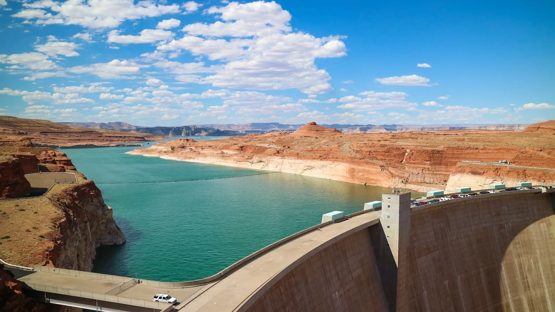 Het indrukwekkende Lake Powell in Utah