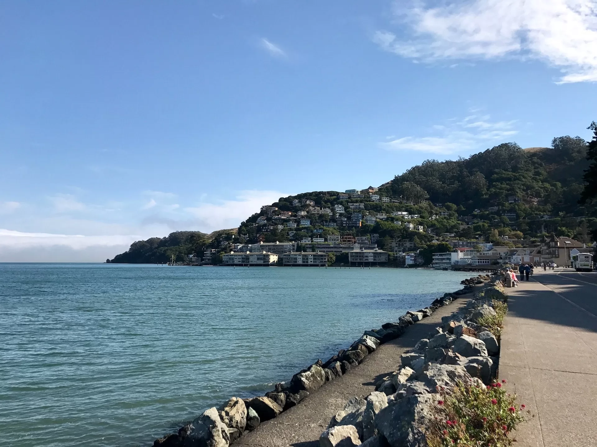 De waterkant van Sausalito San Francisco