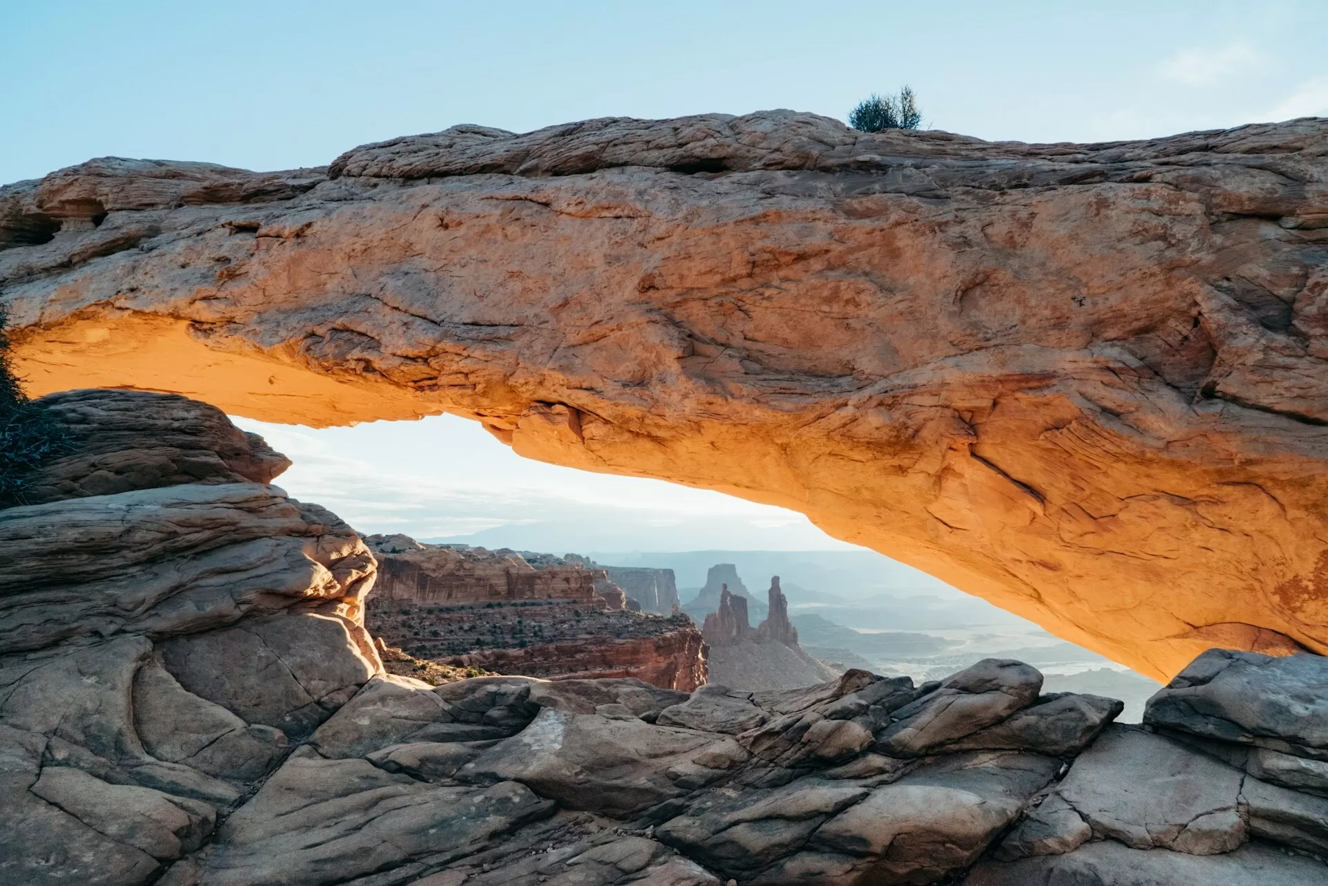 Rotsformaties in Arches National Park in Moab