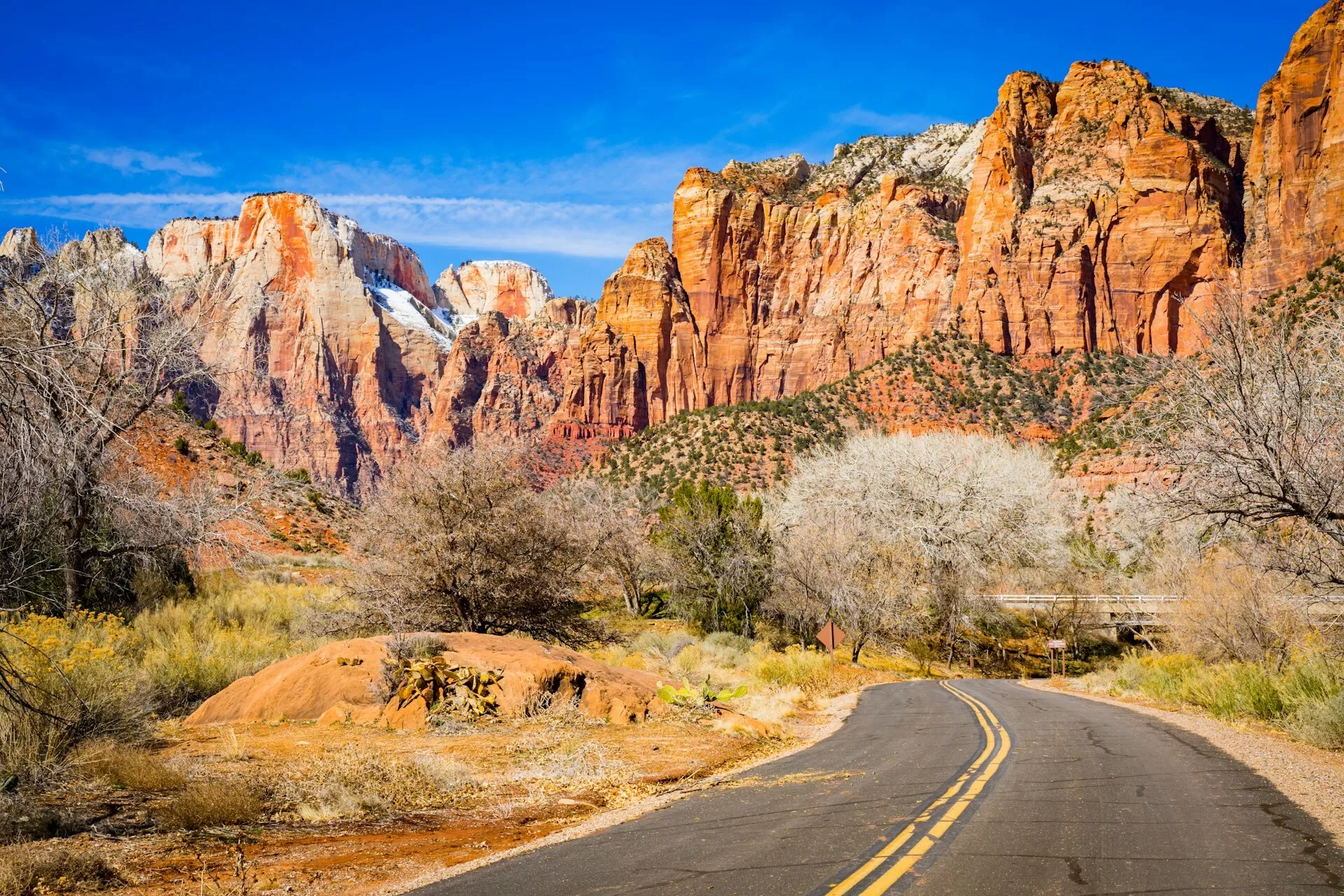Zion National Park in de buurt van St. George