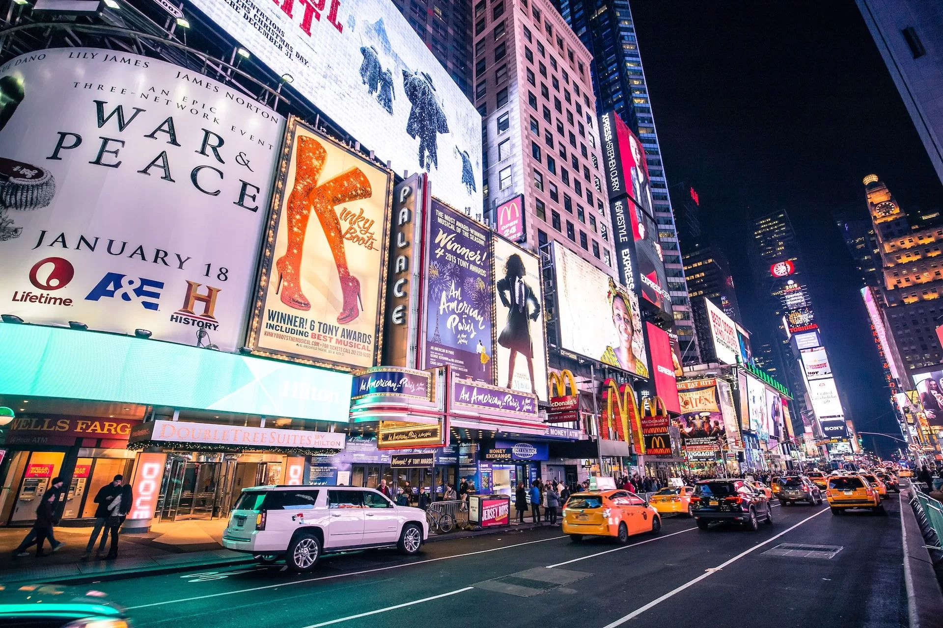 Billboards op Time Square in New York City