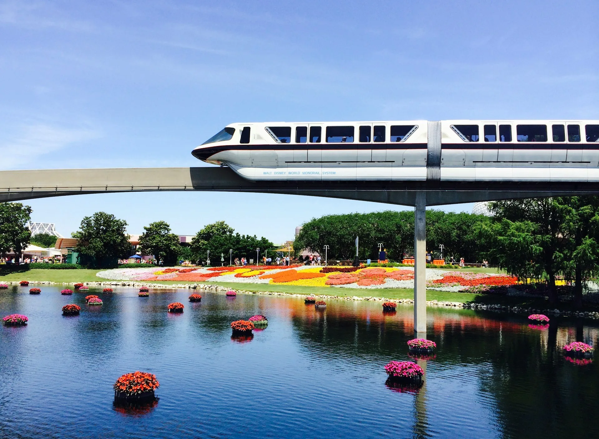 Trein van Miami naar Orlando in Florida.