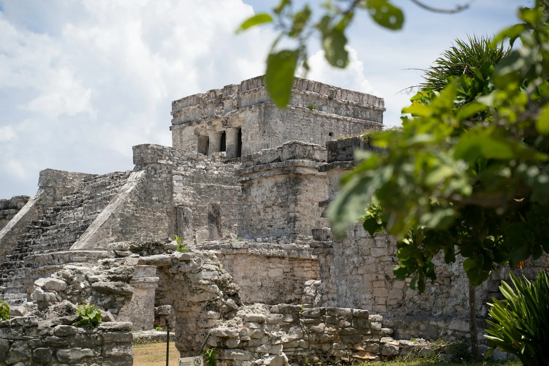 Maya Ruïnes in Tulum Mexico