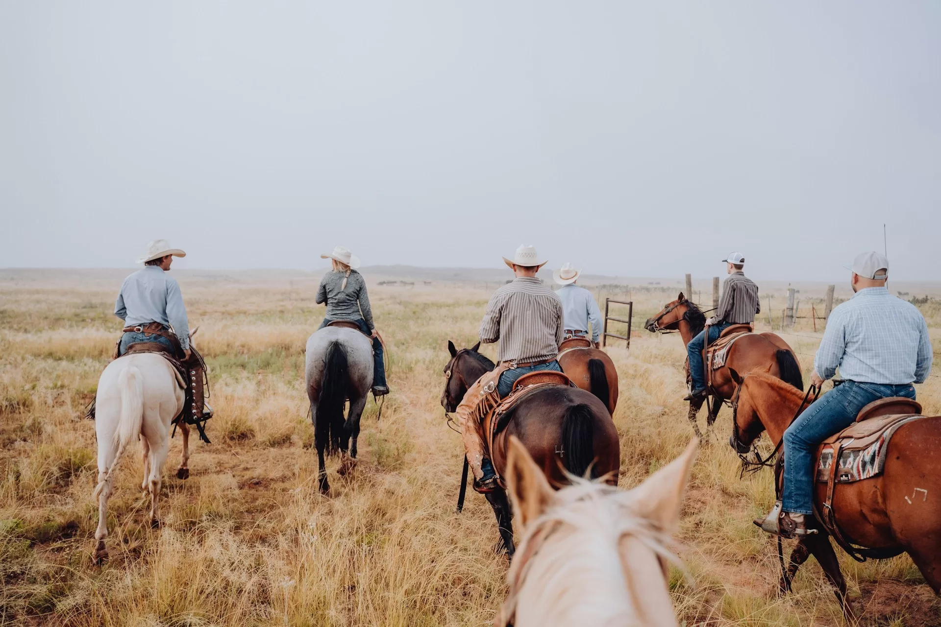 Paardrijden vanaf een western Ranch in Texas