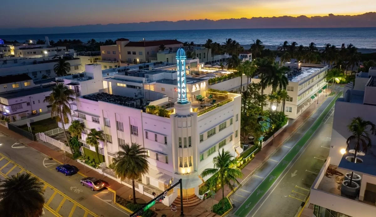 Exterior van het Hotel Tony South Beach Miami