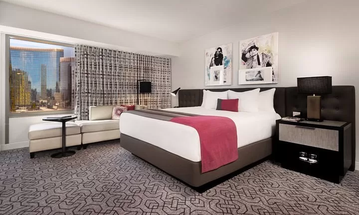 Standaardkamer in het Hotel Planet Hollywood Resort Las Vegas