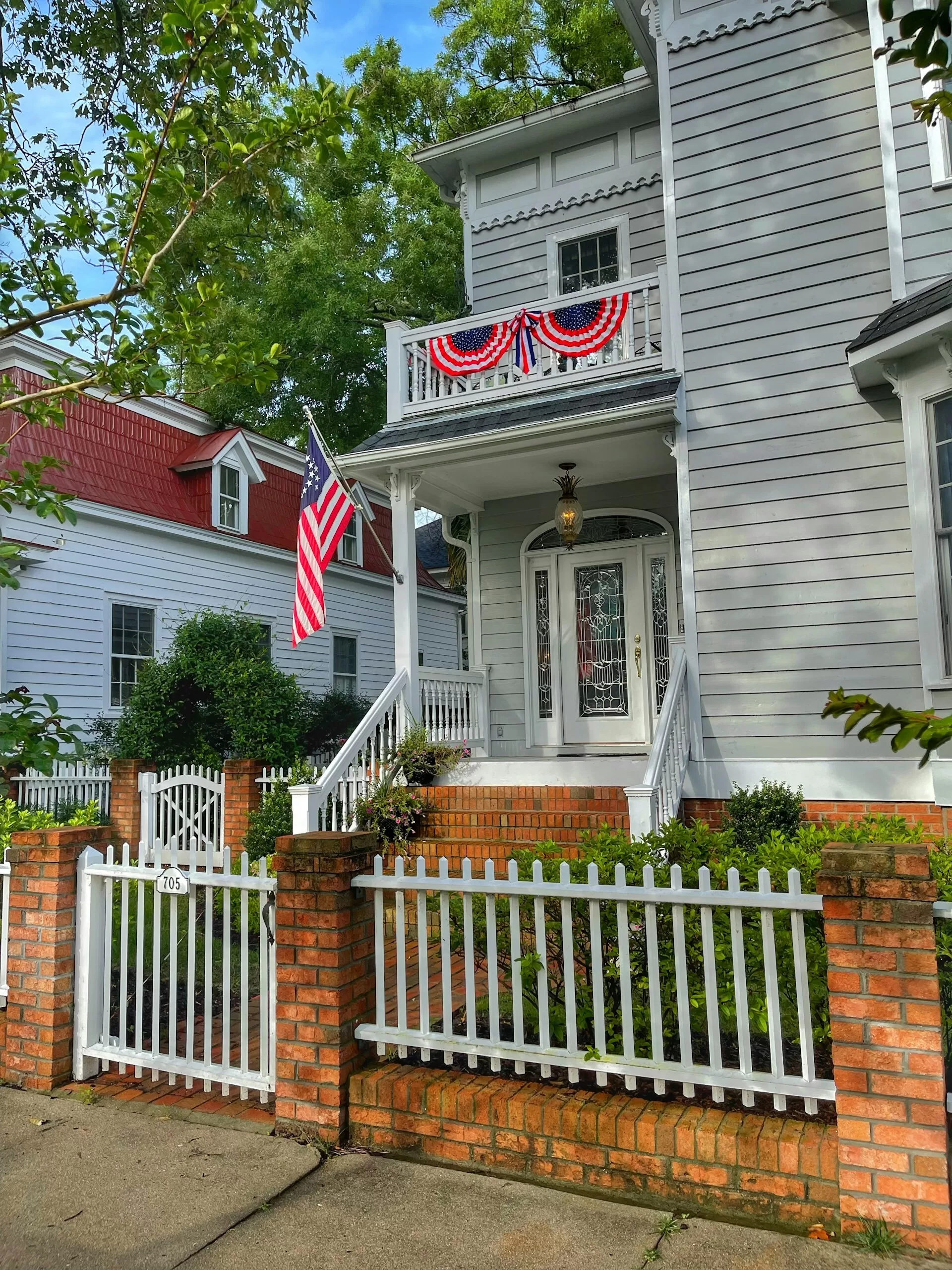 Een herenhuis in New Bern, North Carolina