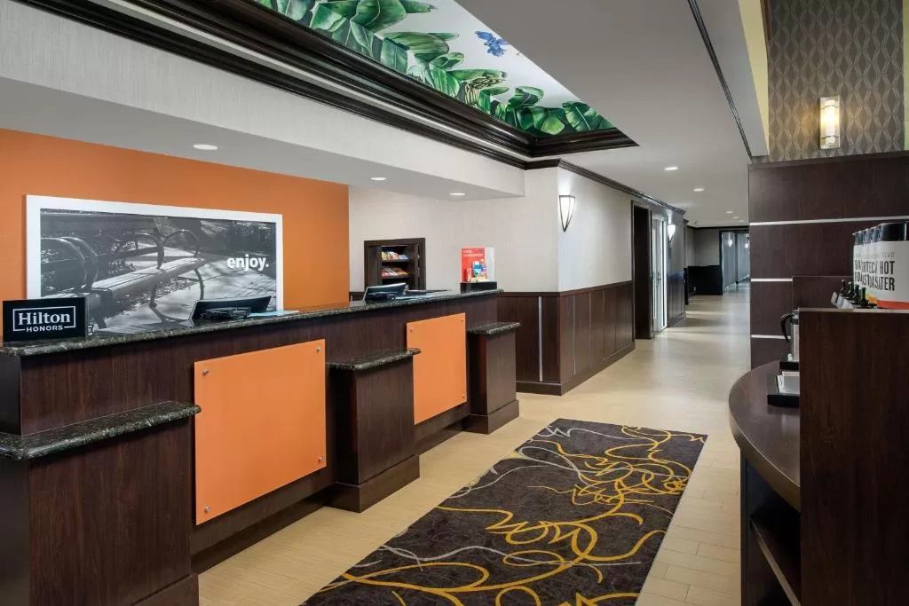 Lobby van het Hotel Hampton Inn Suites Lake City