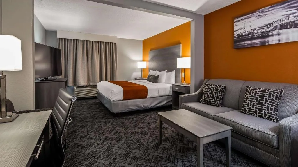Een standaard kamer in het Best Western Plus St Augustine